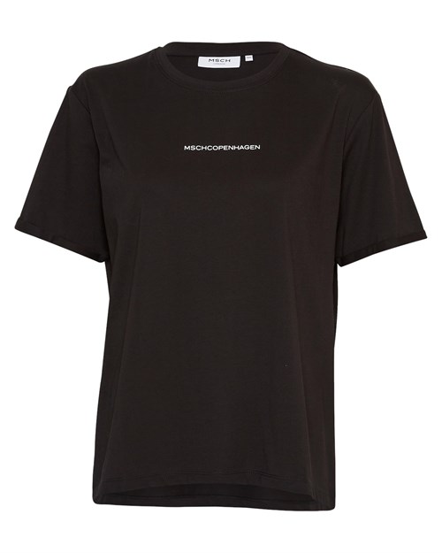 MSCH-Sort-T-shirt-Med Logo- Bomuld